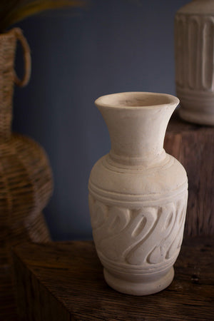 S/3 Paper Mache Vases (Sold as Set)