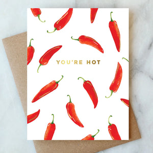 You're Hot Pepper Card