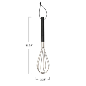 Wood Leather Strap Whisk