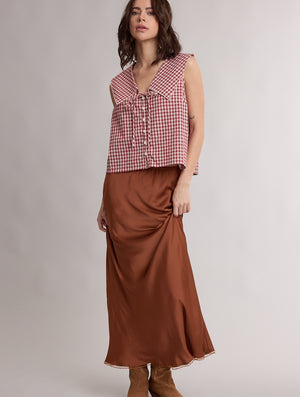 Hook 'Em Honey Maxi Skirt