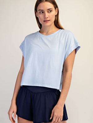 Viscose Modal Open Back Top
