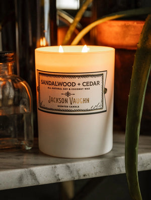 Jackson Vaughn Sandalwood + Cedar Candle