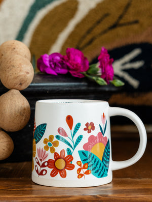 Floral Shelly Coffee Mug