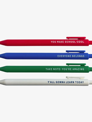 School is Cool Gel Pen Set (S/4)