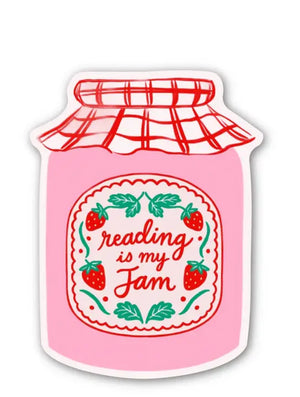 Reading is My Jam Sticker