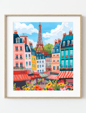 Flower Market: Paris Paint by Numbers Kit