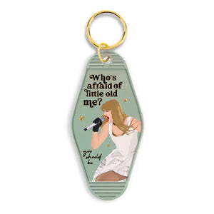 Taylor Swift Who's Afraid of Little Old Me Keychain