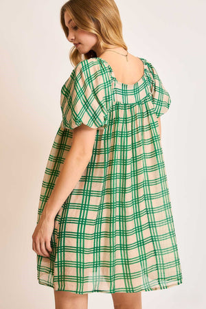Coralyn Cross-Hatch Dress