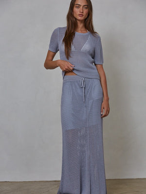 Aiden Open Air Maxi Drawstring Skirt