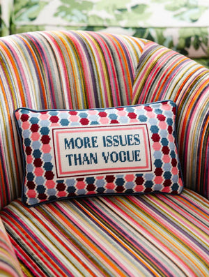 Furbish Needlepoint Vogue Pillow