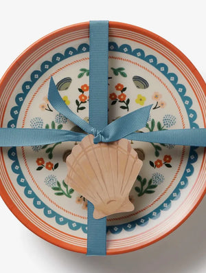 Seaside Melamine Dessert Plate Set