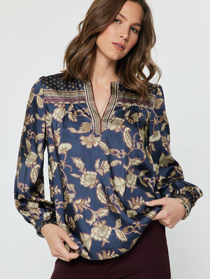 Primrose Fauna Print Blouse