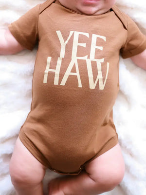 Yeehaw Baby Onesie
