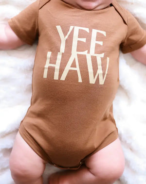 Yeehaw Baby Onesie
