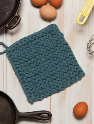 Lagoon Knit Potholder