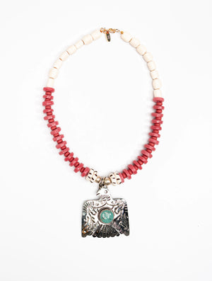 Gather Goods Metal Eagle Necklace