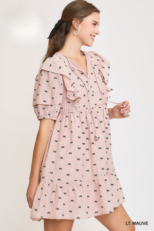 Birdie Ruffle Bow Dress