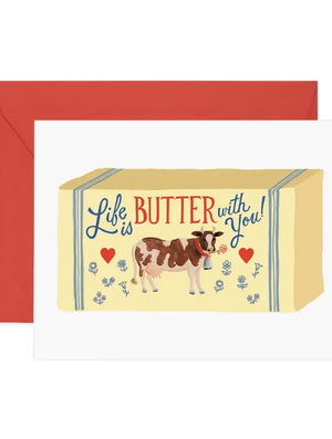 Life is Butter Card