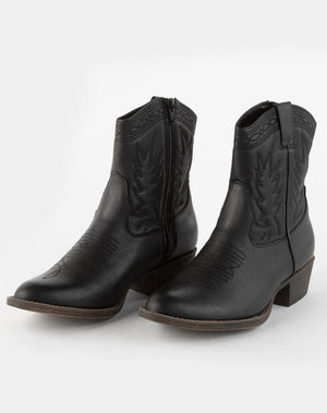 PRE- ORDER | Matisse Western Black Cowboy Booties
