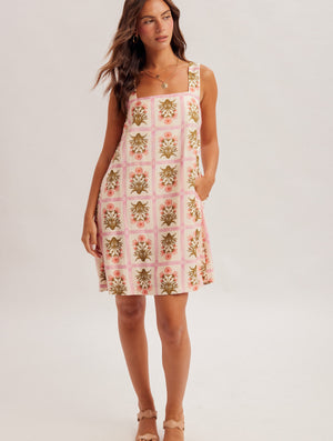 In Full Bloom Tie Back Dress
