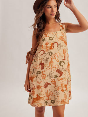 Way Out West Shift Dress