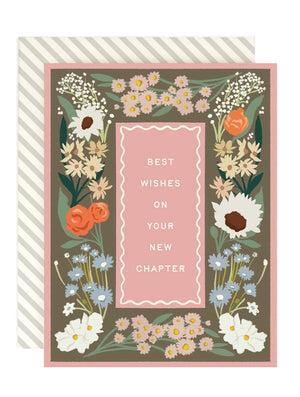 Best Wishes on New Chapter Card