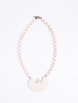 Gather Goods Mother of Pearl Eagle Necklace