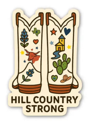 Hill Country Strong Sticker