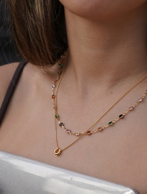 Horseshoe Good Luck Charm Necklace