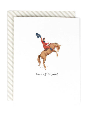 Hats off to You Western Card