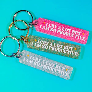 I Cry A Lot Keytag