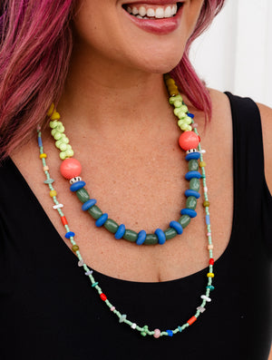 Gather Goods Mixed Media Pop Necklace