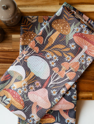 Mushroom Microfiber Tea Towel