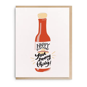 Saucy Thing Birthday Card