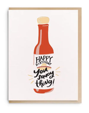 Saucy Thing Birthday Card