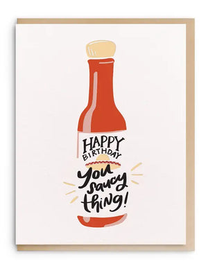 Saucy Thing Birthday Card