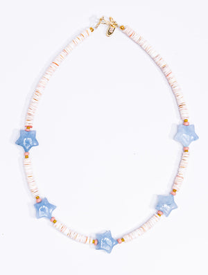 Gather Goods Denim Stars Necklace