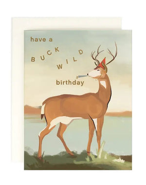 Buck Wild Birthday Card