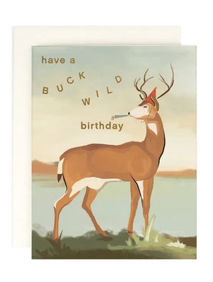 Buck Wild Birthday Card