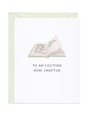 To An Exciting New Chapter Card