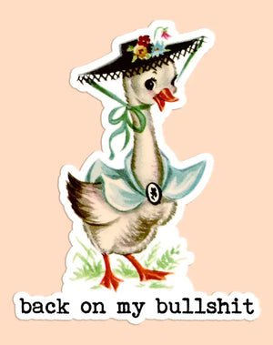 Back on my BS Sticker