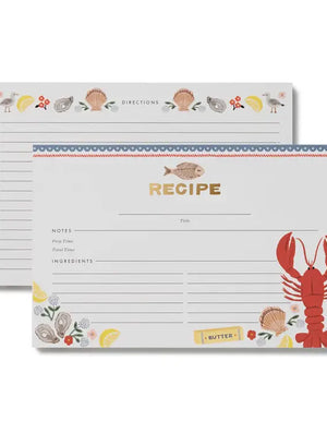 Seaside Lobster Recipe Cards