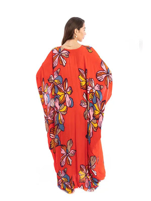 Birds of Paradise Caftan Maxi