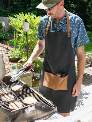 Canvas Front Pocket Grilling Apron