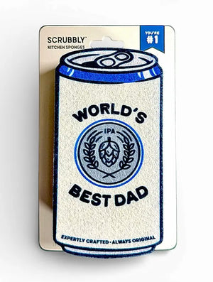 Wine Wash Co. IPA Beer Best Dad Sponge