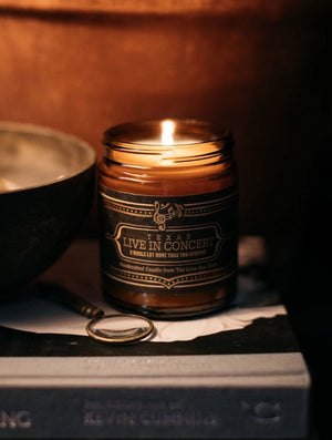 Jackson Vaughn Small Live in Concert Candle