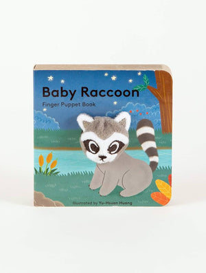 Baby Raccoon Finger Puppet Book