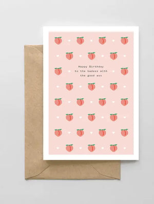 Happy Birthday Badass Card