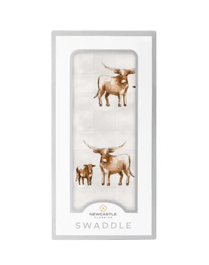 Newcastle Longhorn Natural Swaddle