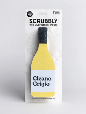 Wine Wash Co. Wine Glass Kitchen Sponge